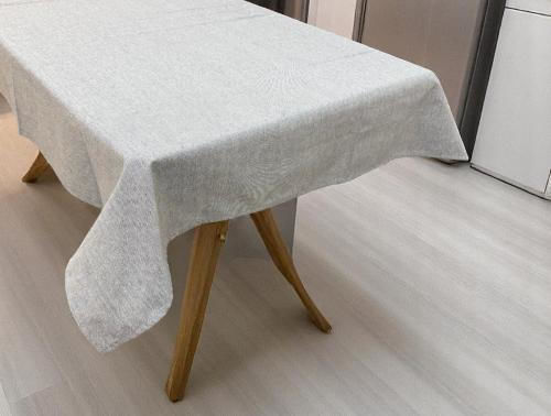 Linea Home Tischtuch Leinen Gray 150x220cm