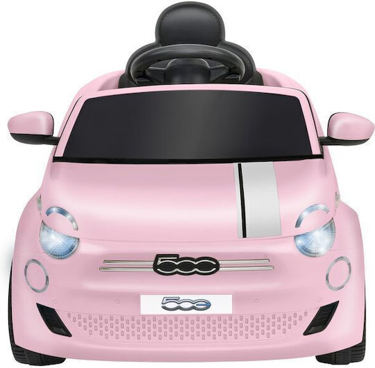 Fiat 500e Μονοθέσιο με Τηλεκοντρόλ Τύπου 12 Volt Ροζ για 3+ Ετών