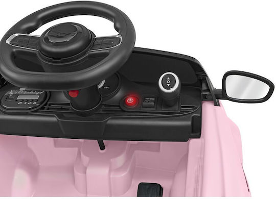 Fiat 500e Μονοθέσιο με Τηλεκοντρόλ Τύπου 12 Volt Ροζ για 3+ Ετών