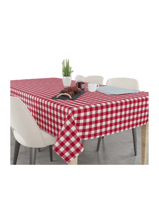 Viopros Tablecloth Dublin Red 140x180cm