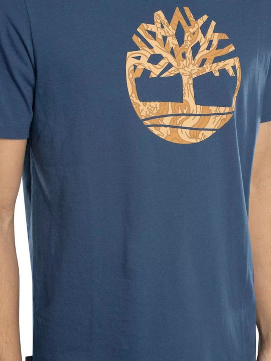 Tree T-shirt Navy Blue