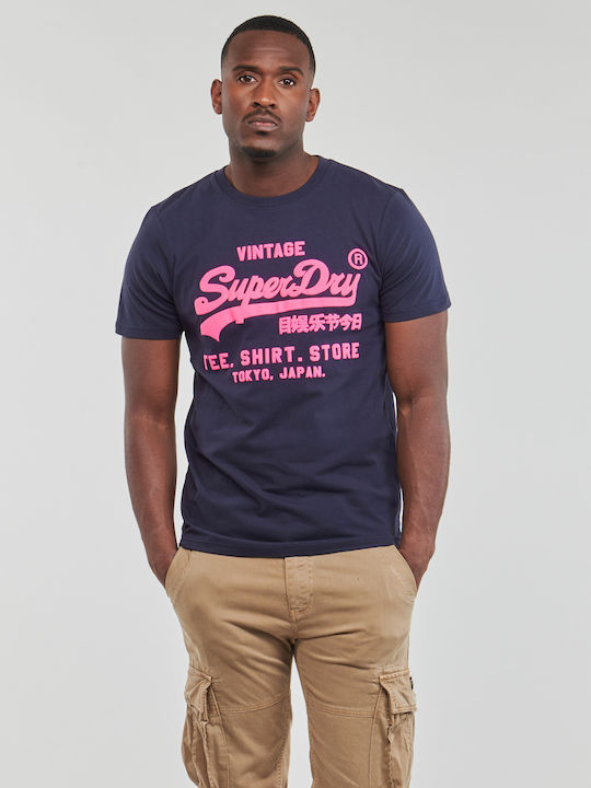 Neon Vl T-shirt Navy Blue