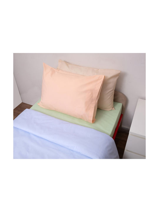 Viopros Pillowcase Set with Envelope Cover Beige 50x70cm.