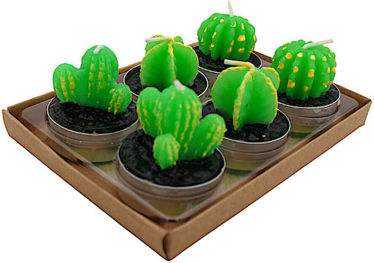 Tealights Aromatic in Green Color 6pcs
