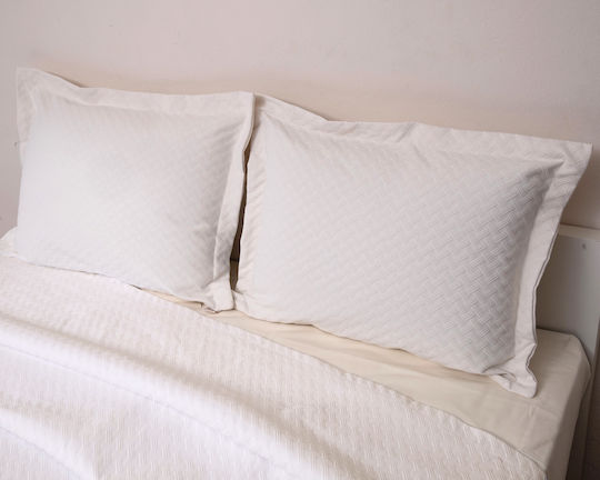 Viopros Dilos Decke Übergröße 230x270cm Ecru