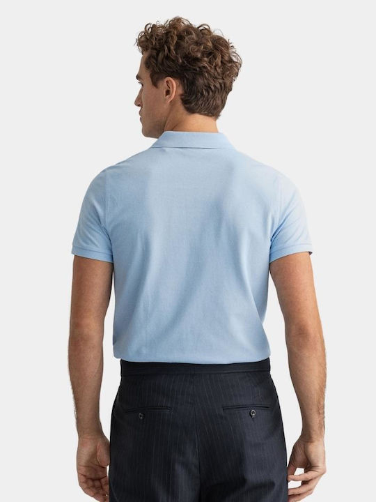 Polo Kurzarmbluse Pacific Blue