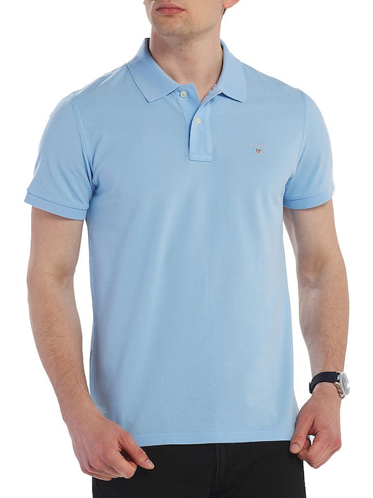 Polo Kurzarmbluse Pacific Blue