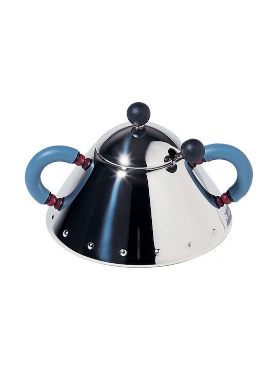 Alessi Zuckerdose Servieren Metallisch Gray 1Stück