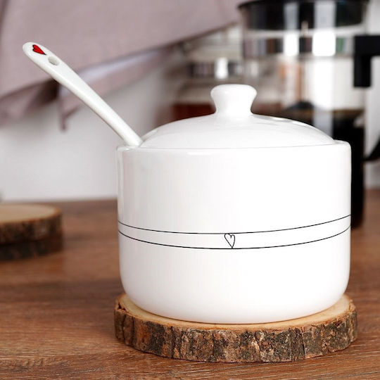Orion Sugar Bowl Serving White