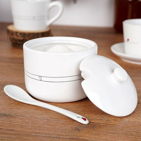 Orion Sugar Bowl Serving White