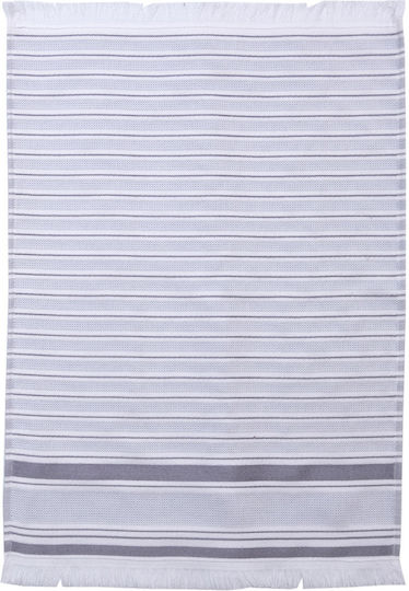 Anna Riska Prosop de ceai din 100% Bumbac în Culoarea Gri 50x70cm