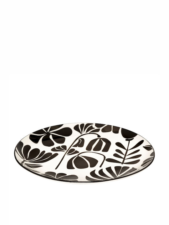 Plate Shallow made of Porcelain Green with Diameter 27cm