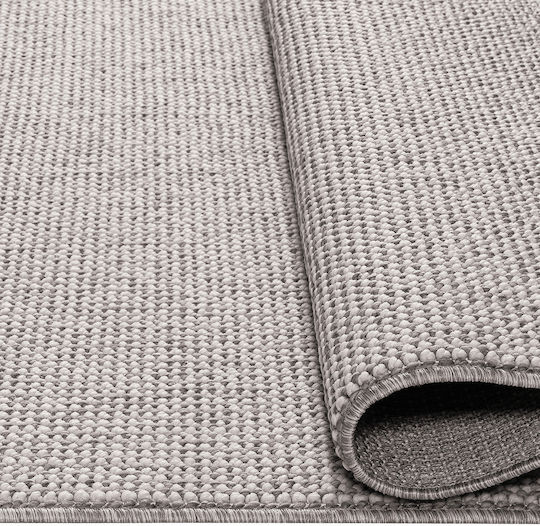 Beauty Home Teppich Flur Weiß Grau 67x210cm