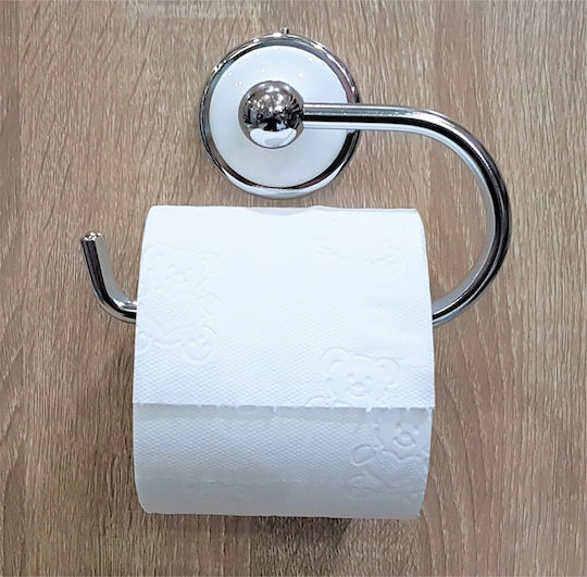 Sidirela Επιτοίχια Χαρτοθήκη Ασημί