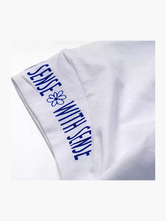 Kids' Set with Leggings Summer 2pcs White
