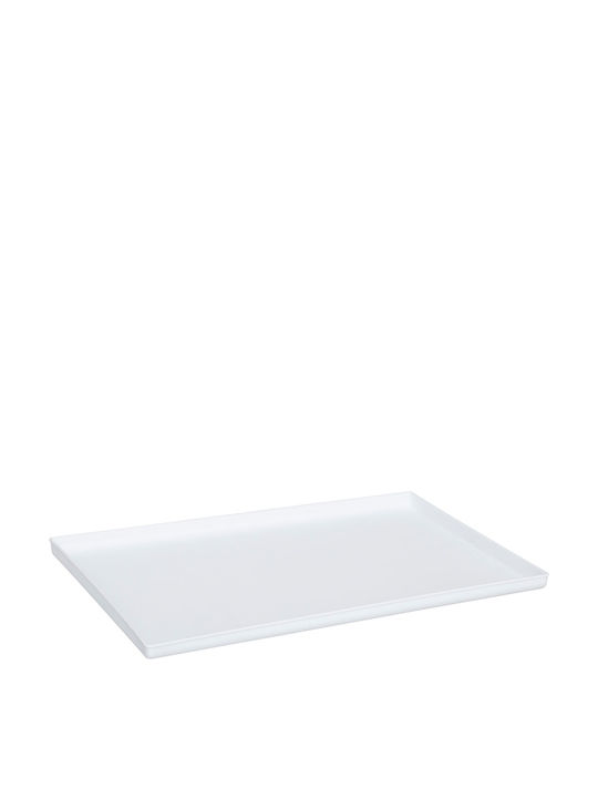 5Five Metallisches Geschirrabtropfer Weiß 48x29x28,3cm