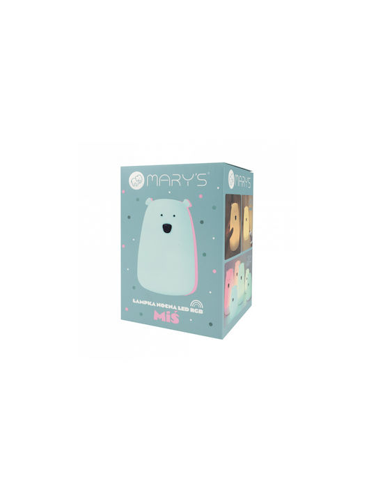 Mary's Led Kids Decorative Lamp Blue 16x11.1x11.1εκ.