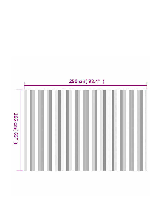 vidaXL Dekorativer Raumteiler aus Bambus mit 1 Paneel 250x165cm