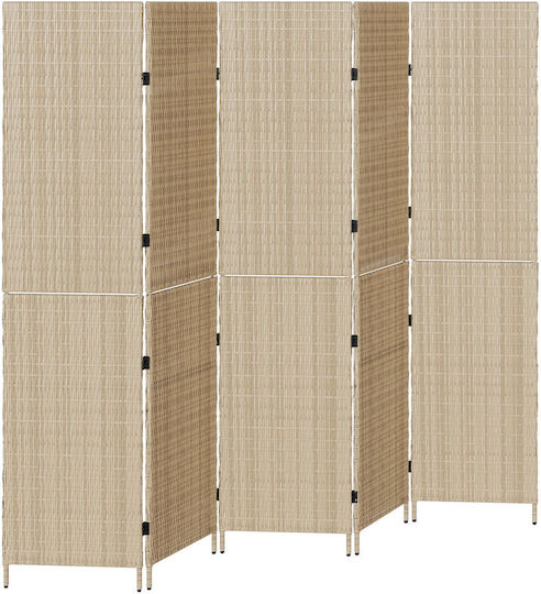 vidaXL Διακοσμητικό Παραβάν Ξύλινο 245x180cm