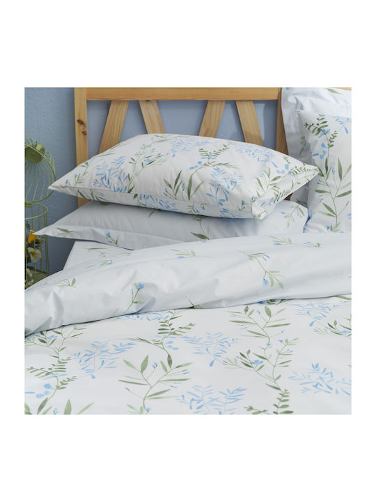 Charalambidis Textiles Duvet Cover Single 160x240 Hyacinth Blue