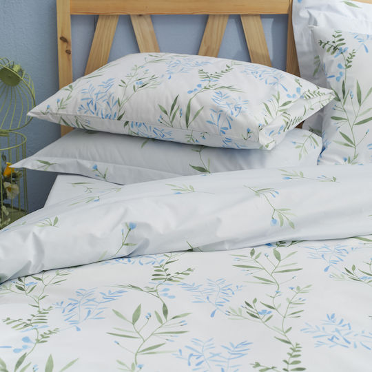 Charalambidis Textiles Плик за Завивка Единичен 160x240 Зюмбюл Синьо