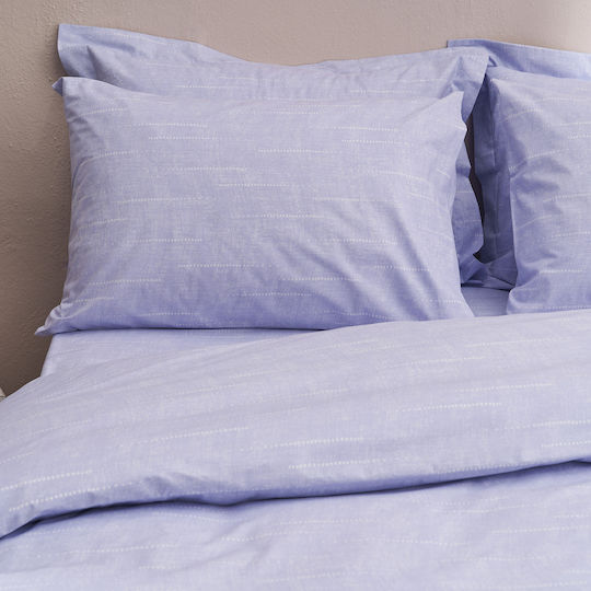 Charalambidis Textiles Duvet Cover Single 160x240 Dots Lila