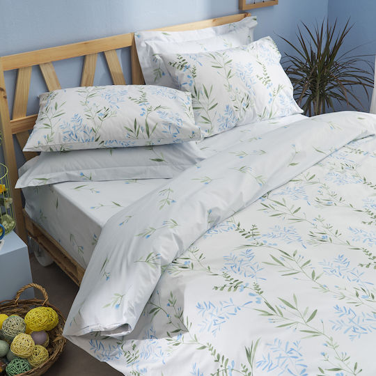Charalambidis Textiles Плик за Завивка Единичен 160x240 Зюмбюл Синьо