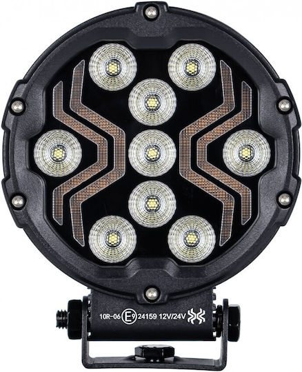 LED Round Work Headlight White 12V24V Spider