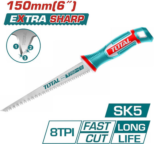 Total Епаг Пила за гипсокартон 6" 150mm Thwbsw1508