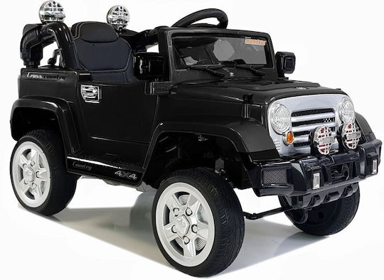 Jeep Kinderfahrzeug Mit Fernbedienung Inspiriert 6 Volt Schwarzes Für 3+ Jahre