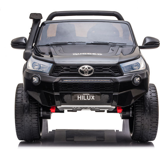 Toyota Hillux Διθέσιο με Τηλεκοντρόλ Licensed 24 Volt Μαύρο για 3+ Ετών