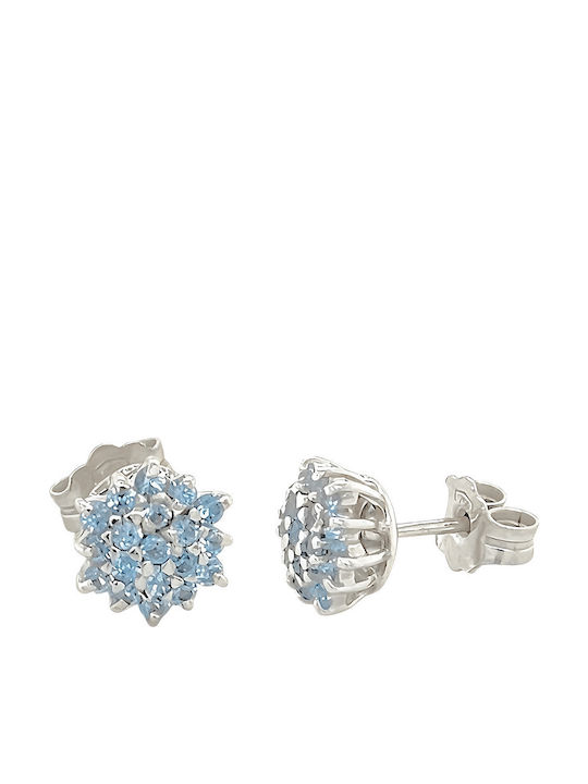 Xryseio Earrings made of Gold 18K with Stones