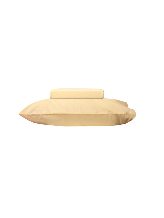 Viopros Baby Bettlaken Gelb 120x160cm