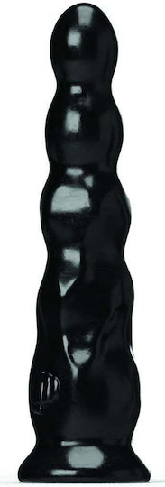 All Black Πρωκτικό Dildo XXLarge Μαύρο