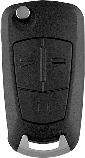 Techsuit Car Key Case 1005.02 Opel Vauxhal Zafira Meriva Tigra Black