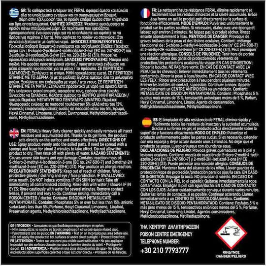 Καθαριστικό Εντόμων Παρμπρίζ Feral Detailing Pro 750ml 1 Τεμάχιο