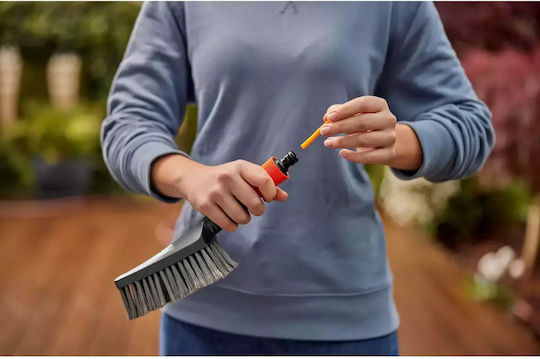 Gardena Cleansystem Plastic Hand Cleaning Brush Orange
