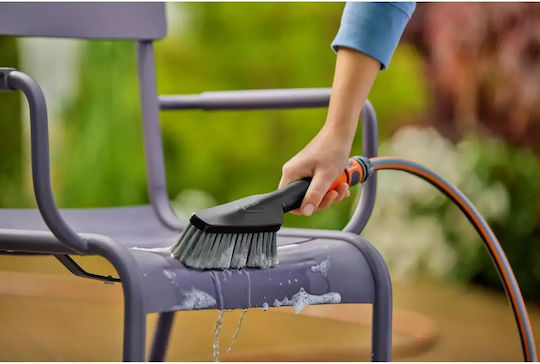 Gardena Cleansystem Plastic Hand Cleaning Brush Orange