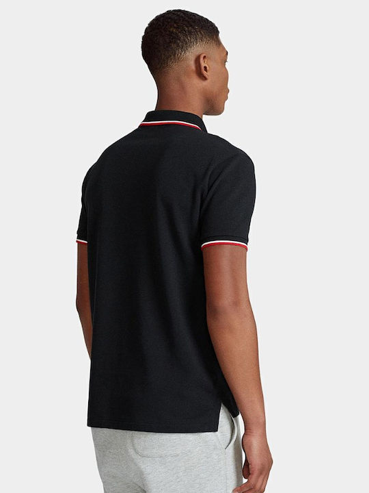 Polo Short Sleeve Black Blouse