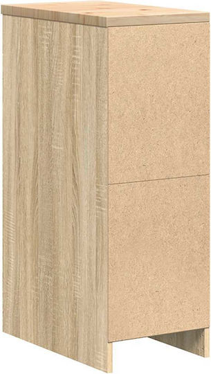 Drawers Storage Solid Wood with 4 Drawers L30xW51xH85cm