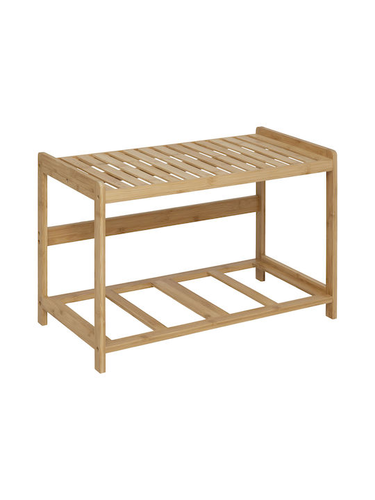 Drawers Storage Made of Wood & Fabric L66.8xW35xH44cm