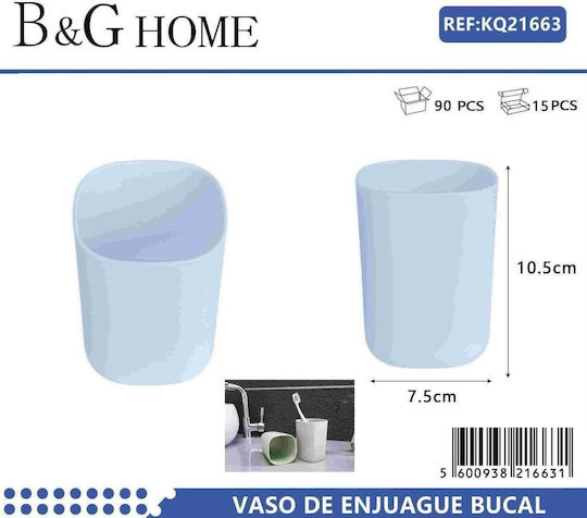 Kunststoff Zahnbürstenhalterung Blau