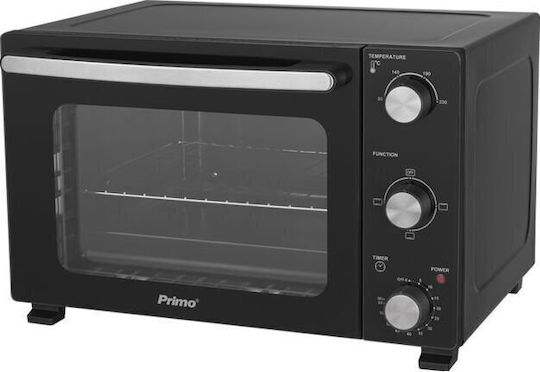 Primo Electric Countertop Oven 30lt Without Burners Black