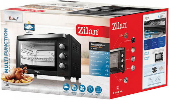 Zilan Cuptor electric 28lt Fara arzatoare Negru