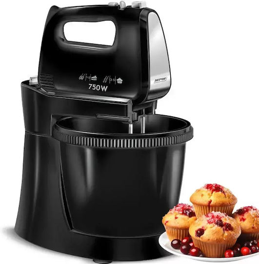 MPM Mmr-20z/c Mixer Handmixer 750W Schwarz