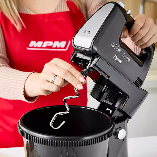 MPM Mmr-20z/c Mixer Handmixer 750W Schwarz