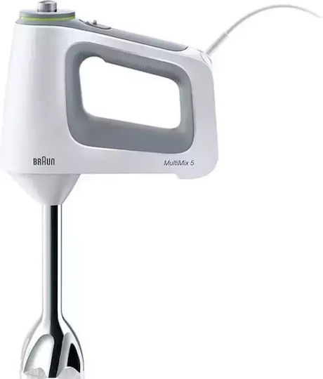 Braun MultiMix 5 HM 5107 Μίξερ με Πλαστικό Κάδο Λευκό 750W