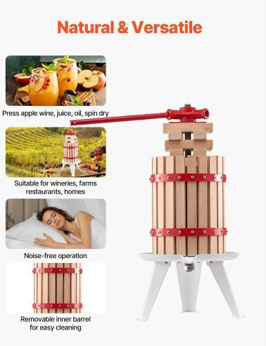 Vevor Manual Grape Press 6lt GJYZJLSSM6LB7BMXAV0