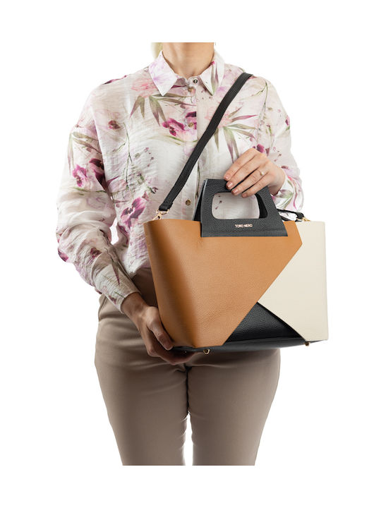 Leder Damentasche Handtasche Braun