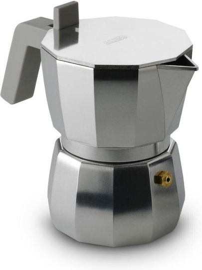 Alessi Μπρίκι 3cups Γκρι